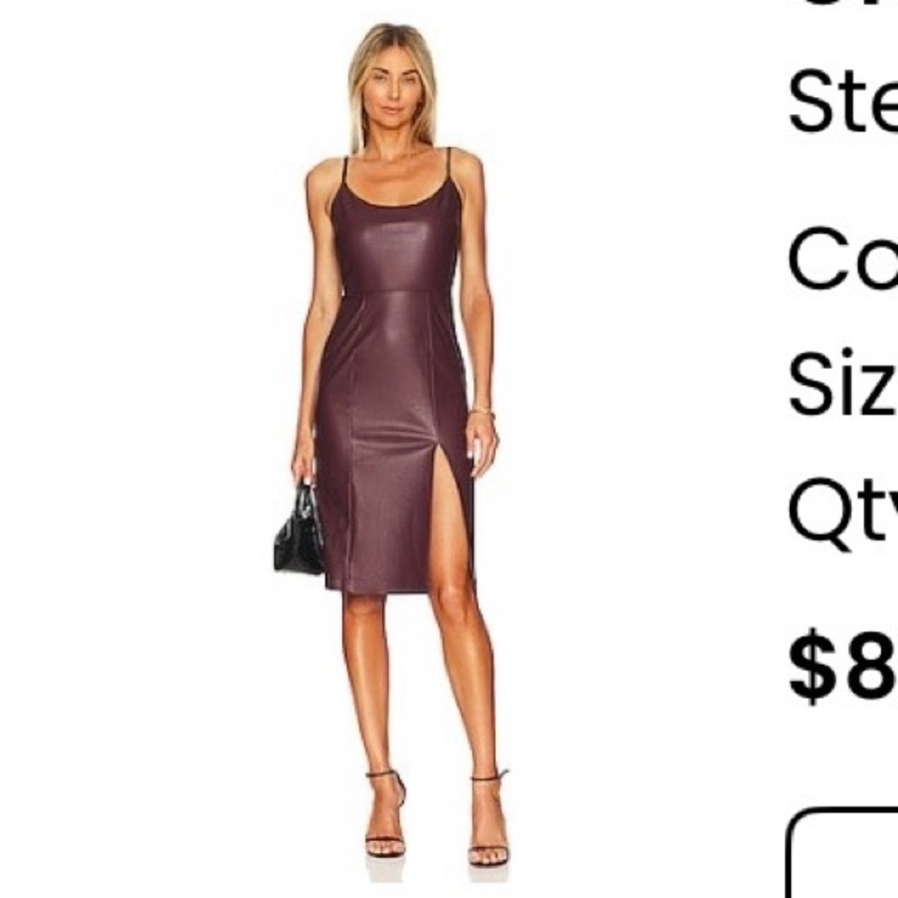 Steve Madden Deep Purple Midi Dress